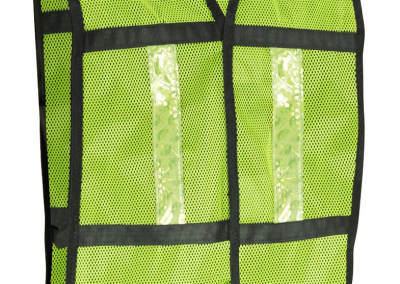CHALECO DE MALLA AMARILLO DE ALTA VISIBILIDAD CON REFLEJANTE TÉRMICO